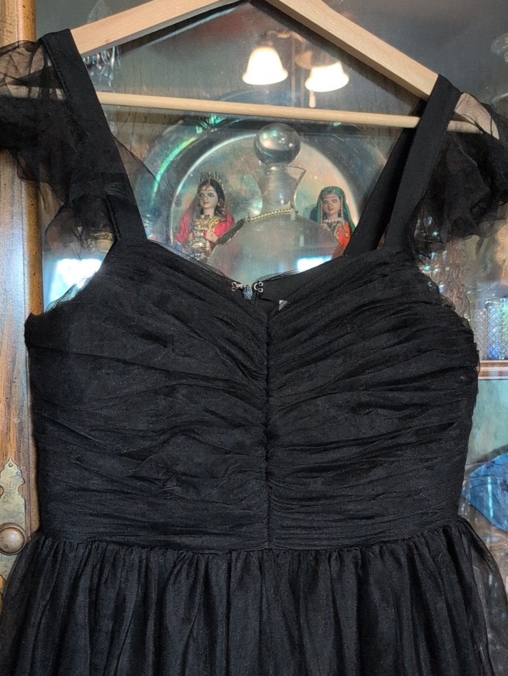 Whimsigoth Black Tulle Dress - Picture 10 of 12